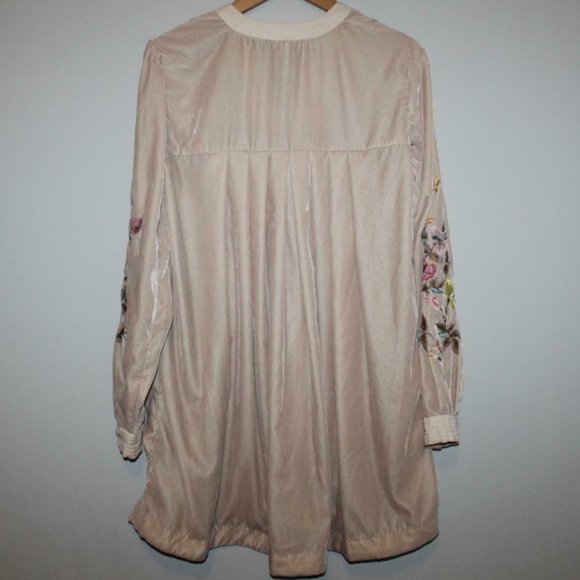 Free People Mia Velvet Dress Floral HW9748 - Picture 7 of 11